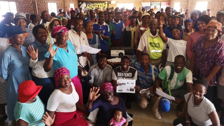 Organic Food Gardening workshop participants